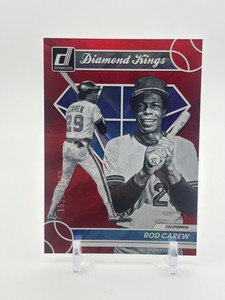 2023 Donruss Diamond Kings Red Parallel Rod Carew #d 15252023 Minnesota Twins