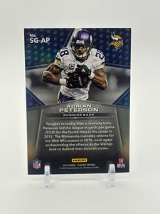 2016 Panini Playoff - Star Gazing Adrian Peterson Minnesota Vikings