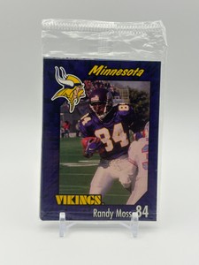 1999 Burger King Minnesota Vikings Card Pack Featuring Randy Moss