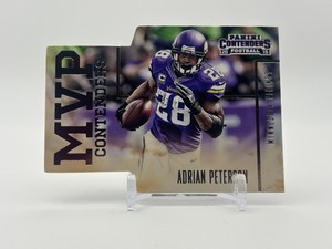 2015 Panini Contenders MVP Contenders Insert Card Adrian Peterson Minnesota Vikings