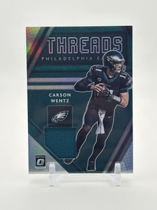 2020 Panini Donruss Optic - Donruss Threads Carson Wentz Jersey Card