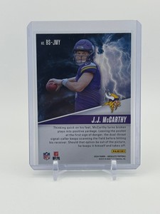 2024 Panini Absolute - By Storm J.J. McCarthy Rookie Card Minnesota Vikings