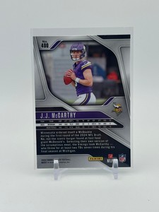 2024 Panini Prizm - Rookies J.J. McCarthy Rookie Card Minnesota Vikings