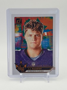 2024 Panini Donruss - Rookie Gridiron Kings J.J. McCarthy Rookie Card Minnesota Vikings