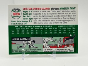 2003 Topps Heritage - Chrome Cristian Guzman Serial Numbered 7071954