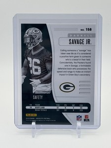 2019 Panini Absolute Darnell Savage Jr. #158 Rookie Card #d 141199