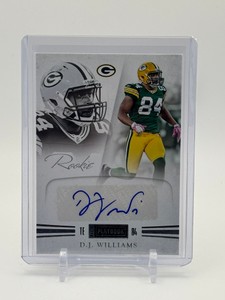 2011 Panini Playbook - Rookie D.J. Williams Autographed Card #d 39299