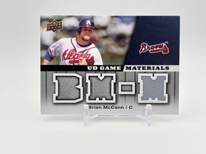 Upper Deck Brian McCann Game Used Jersey Card