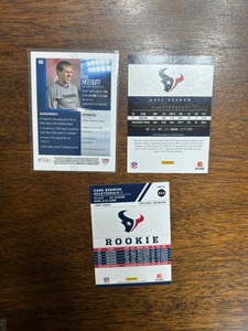 Case Keenum Rookie Card Lot, Three Different Rookie Cards, Former Minnesota Viking