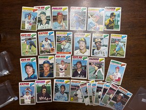 1977 Topps Baseball Card Lot, Lower Grade