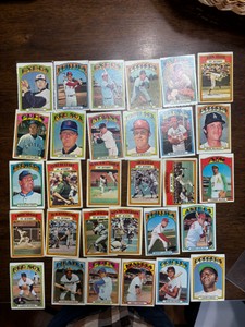 1972 Topps Baseball Card Lot, Lower Grade