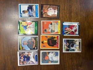 Baseball 10-Card Rookie Card Lot Featuring Star Players, Tim Lincecum, Yu Darvish, Alex Gordon, Troy Tulowitzki, Josh Hamilton, and More