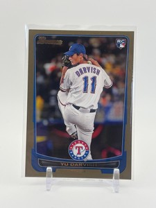 2012 Bowman Yu Darvish Rookie Card Chicago Cubs