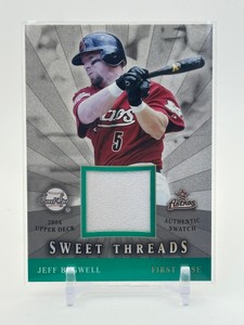 2004 Upper Deck Sweet Spot - Sweet Threads Jeff Bagwell Jersey Card