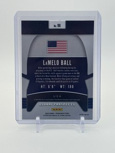 2020-21 Panini LaMelo Ball Rookie Card Global Prospects Card