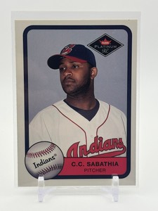 2001 Fleer Platinum C.C. Sabathia Rookie Card