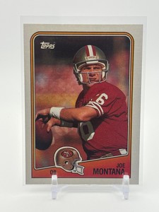 1988 Topps - Joe Montana #38 NFL Legend Hall of Famer