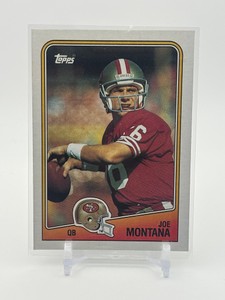1988 Topps - Joe Montana #38 NFL Hall of Famer