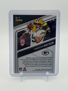 2023 Panini Donruss Elite - Christian Watson #17 Status Explosion 625