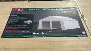 2025 K2223 Unused 23ftx22ft Double Garage Metal shed