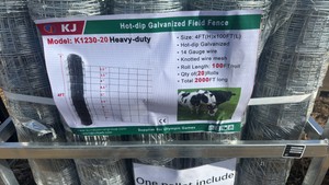 2025 K1230 Unused Hot-dip Galvanized Field Fence