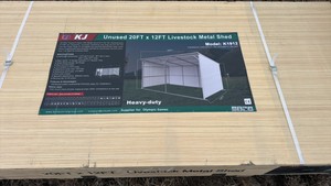 2025 K1912 Unused 20FTx12FT Livestock Metal Shed