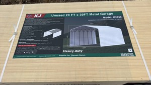 2025 K2030 Unused 20 FT x 30FT Metal Garage