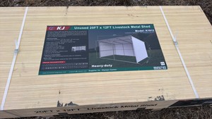 2025 K1912 Unused 20FTx12FT Livestock Metal Shed
