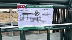 2025 K2039 Unused Module Livestock Shelter