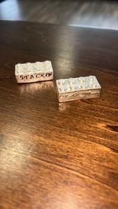 Pure Silver Lego Brick stackers Over 2ozt