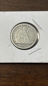 1877 Quarter Dollar Seated Liberty