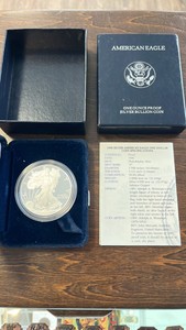 1996 Proof Silver Eagle US Mint set