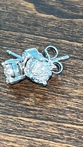 10Kt Gold and diamond earrings