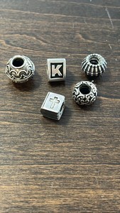 Pandora 925 Sterling Silver ALE retired charms
