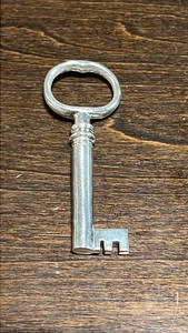 Pure Silver Cast Key