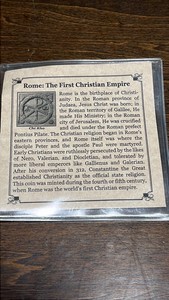The First Christian Empire Roman Coin