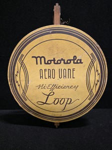 Vintage 1940s Motorola Aero Vane Hi-Efficiency Loop Antenna