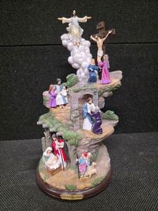 Bradford Exchange Thomas Kinkade Life of Christ sculpture I Am With You Always