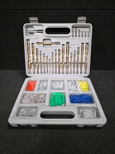 BRAND-NEW Wall Anchor Installation Kit, Complete with 18 Drill Bits for Wood, Metal and Masonry Applications