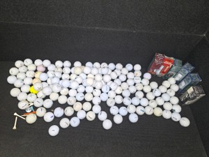 Large Lot of Golf Balls in a 5-Gallon Bucket