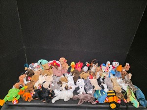 Lot of 50 Vintage Beanie Babies