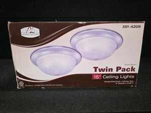 Brand-New 15 Ceiling Light Twin Pack from Menards
