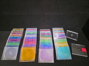 80 Compact CD  DVD Cases