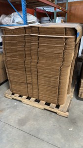 Large pallet of boxes size 67x 4x 4 Quantity approximately 536