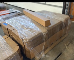 Pallet of boxes 47x 4x 4.  Guesstimate is 200 boxes