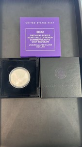Silver Dollar Purple Heart US Mint 2022 commemorative coin program