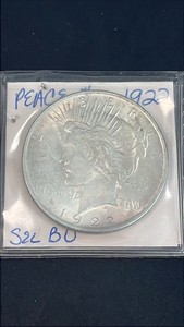 1922 MS Peace Dollar
