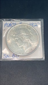 1922 MS Peace Dollar Silver Coin
