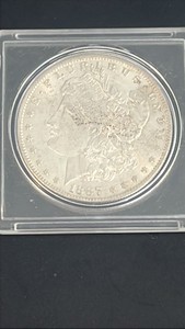 1887-O uncirculated Morgan Silver Dollar