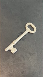 .999 fine silver cast into a skeleton key